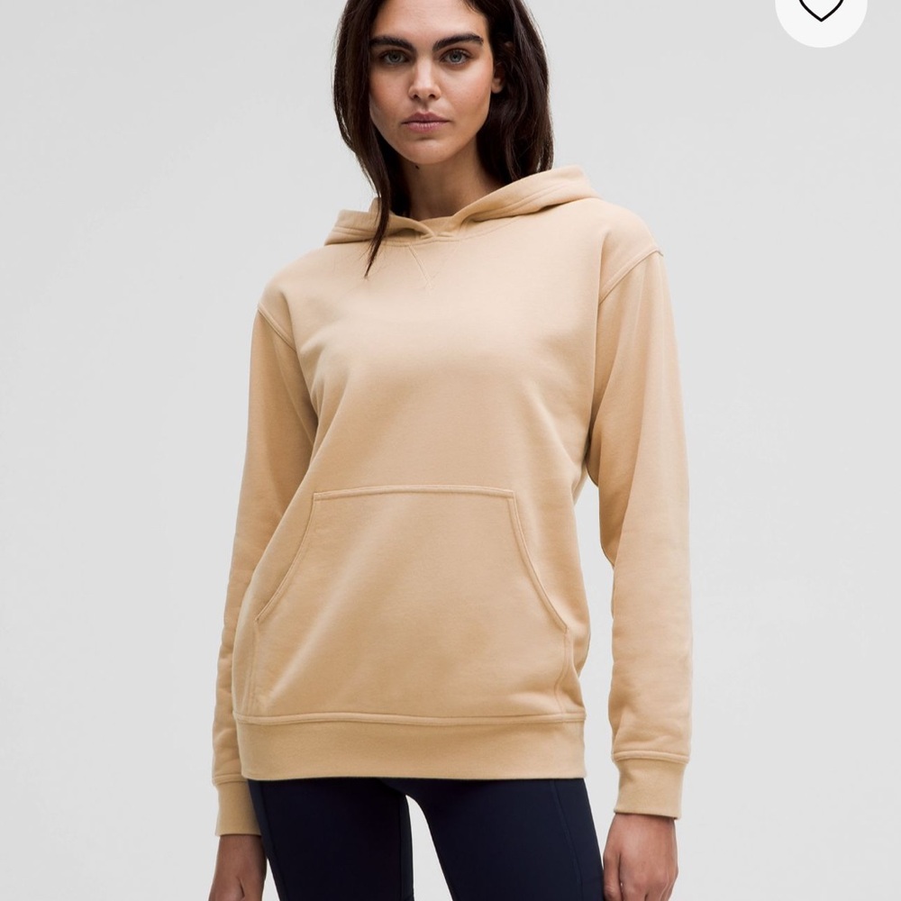 NWT Lululemon All Yours Hoodie French Terry - size 6 Color: Beech Wood